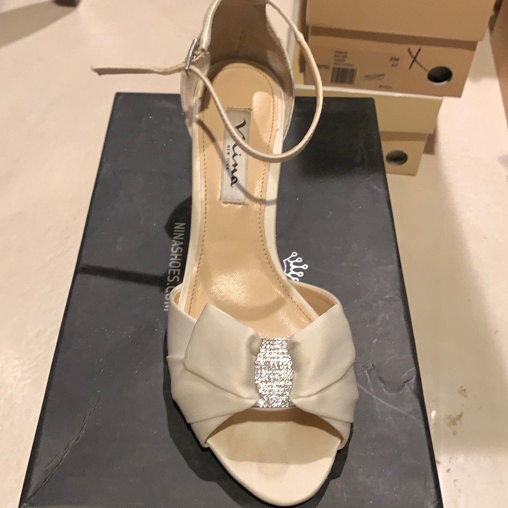 Slightly worn Nina heels